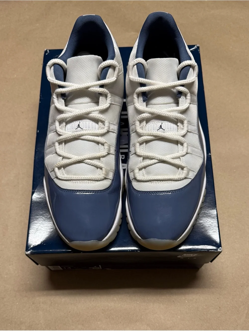 Nike Air Jordan 11 XI Retro Low Diffused Blue Mens size 14 Basketball Shoes Rare